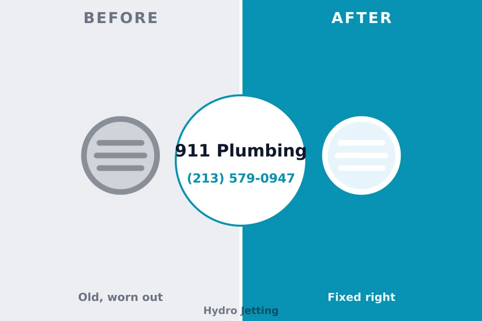 Before and after: plumbing company San Benito, TX